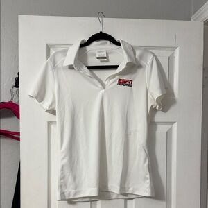 Nike White Dri-FIT Golf Shirt